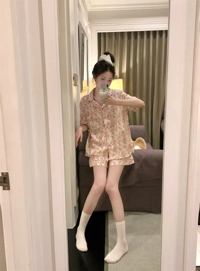 수묵화 레트로 홈웨어 세트 상세 이미지 21