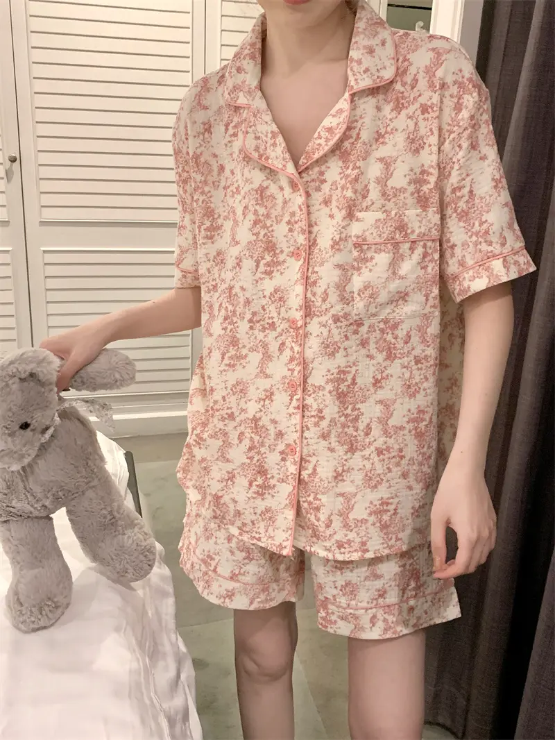 수묵화 레트로 홈웨어 세트 상세 이미지 22