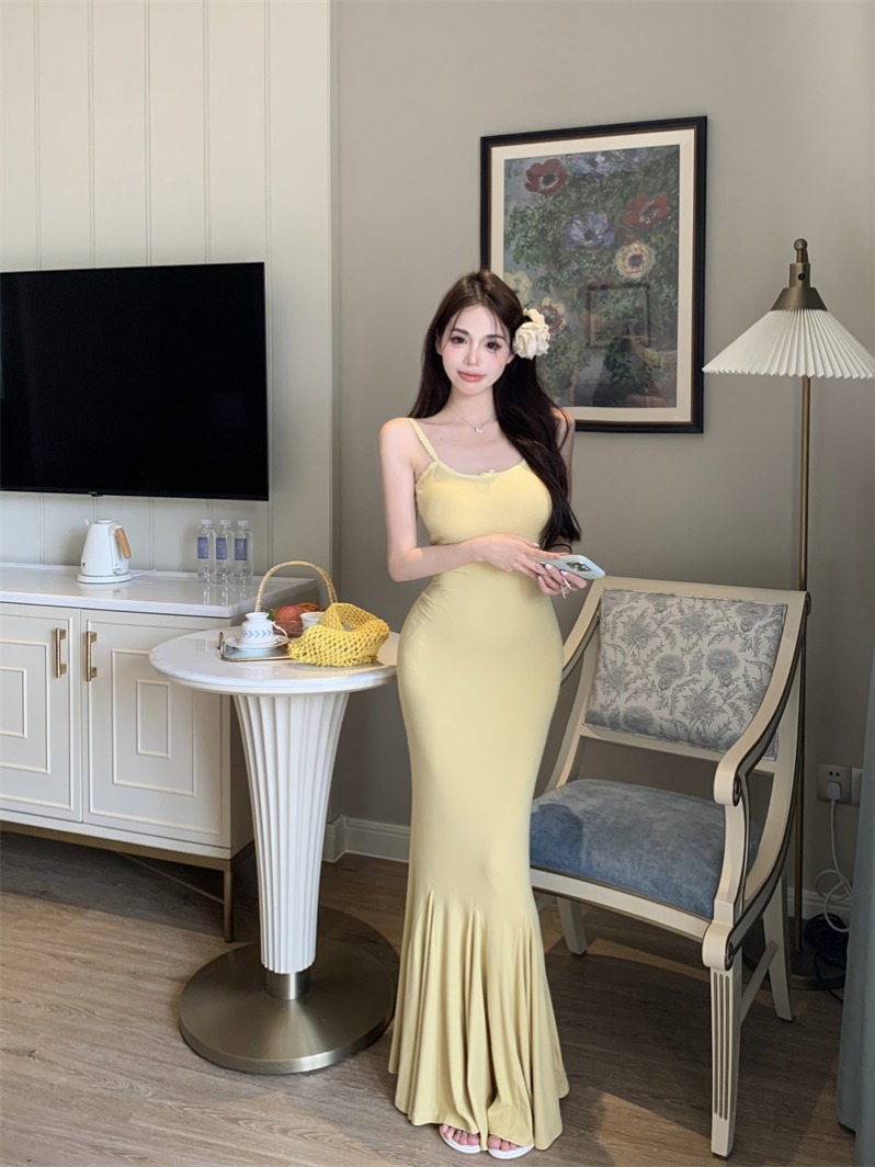 정가 실사 단계별 건강 연꽃 다용도 몸매 가꾸기 슬림해 보이는 드레스 슬립 인어 꼬리 스커트