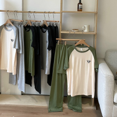 批发细弟--夏季微商直播爆款仿棉睡衣女卡通甜美可爱<b class='q'>米奇</b>家居服<b class='q'>套装</b>女