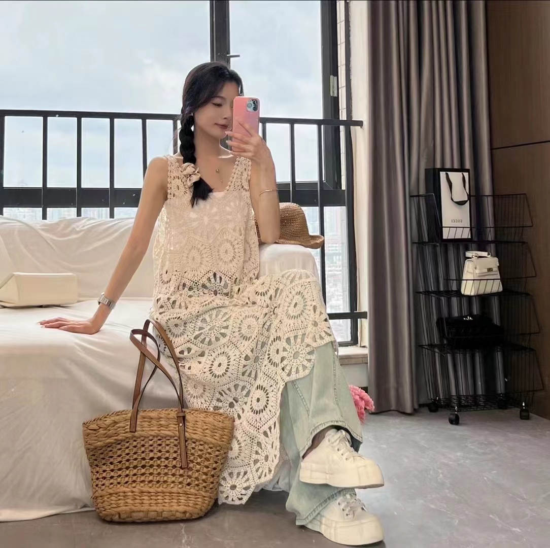 새로운 국경 간 대외 무역 아마존 temu AliExpress 해변 자외선 차단 홀로우 아웃 카디건 코트