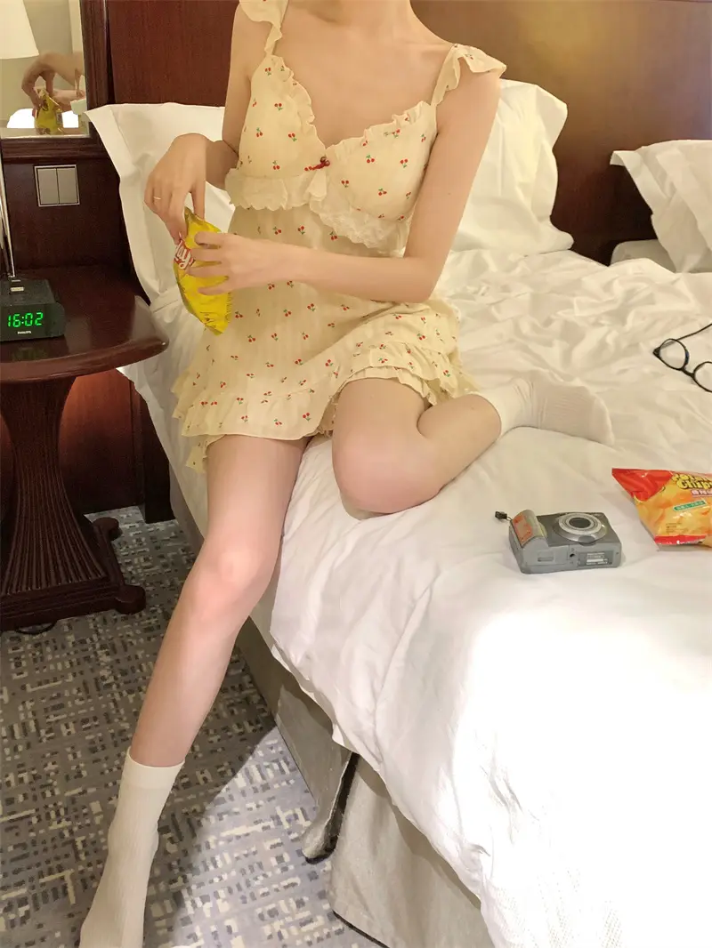 소녀 스타일 홈웨어 세트 상세 이미지 7