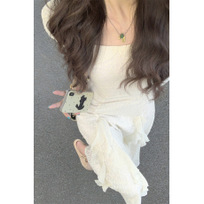 批发实拍实价#超重工蕾丝刺绣法式温柔气质<b class='q'>连衣裙</b>夏海边度假收腰长裙