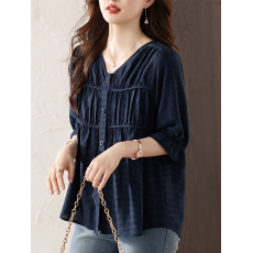 批发限价+12+小视频 女士短袖<b class='q'>T</b><b class='q'>恤</b><b class='q'>时尚</b>洋气2026年V领上衣夏季