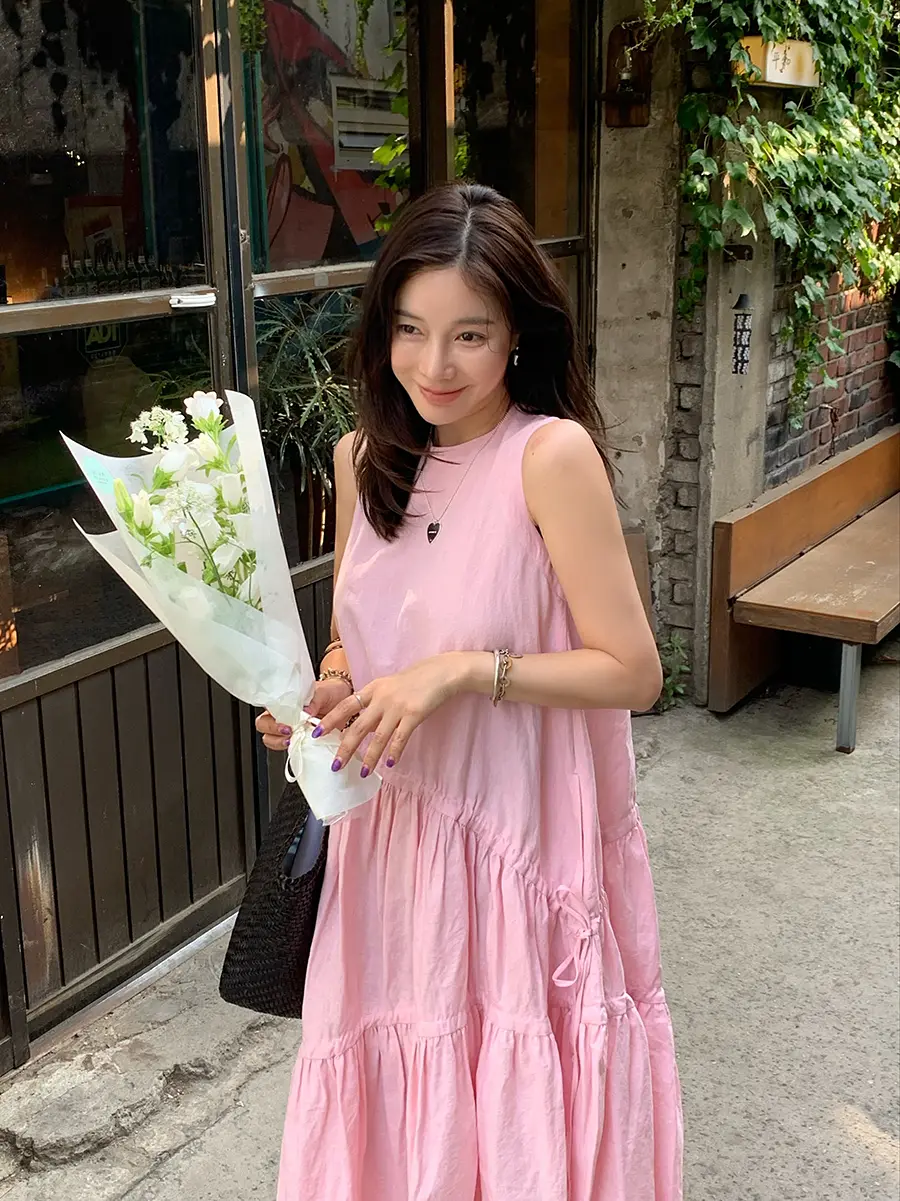 인스타 감성 여름 블라우스 원피스 상세 이미지 10