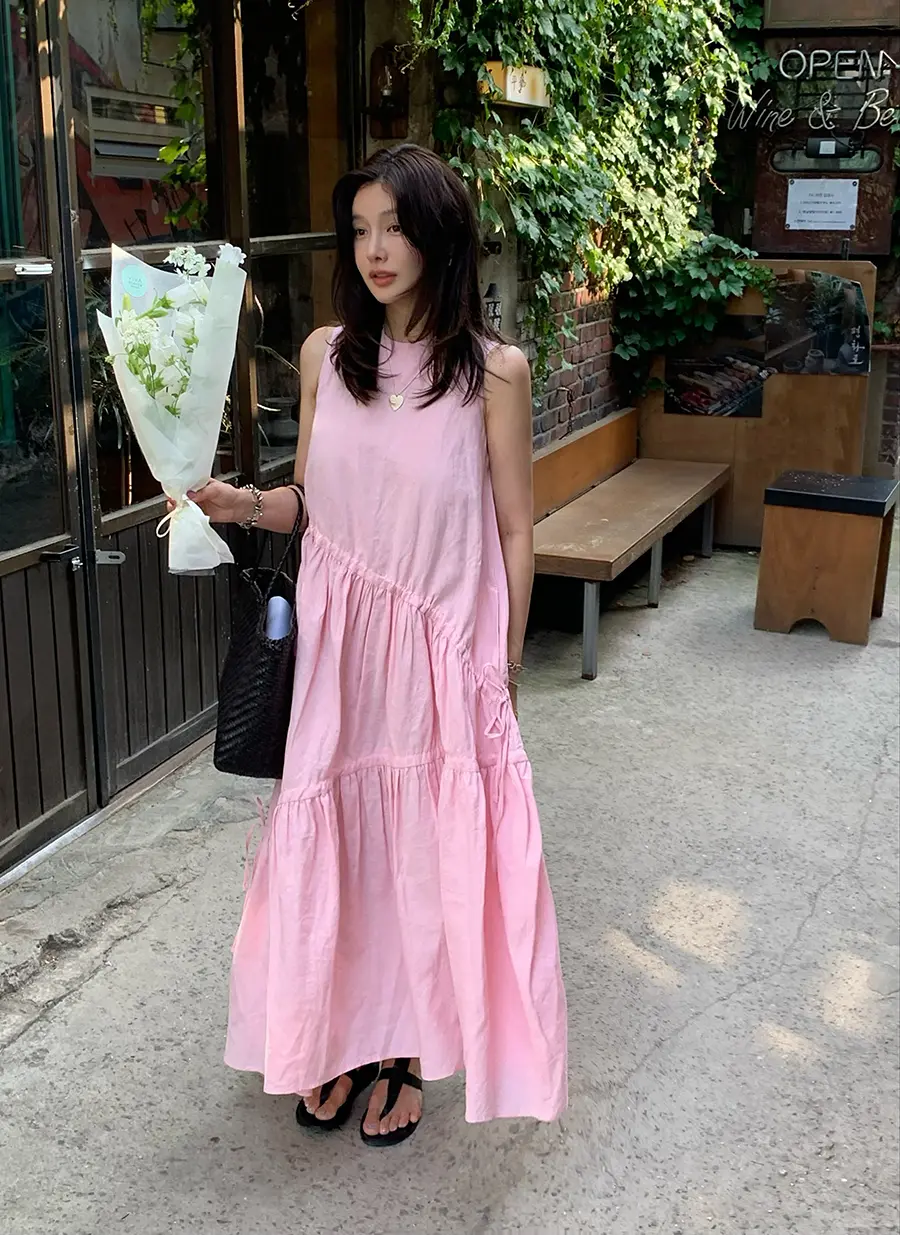 인스타 감성 여름 블라우스 원피스 상세 이미지 12