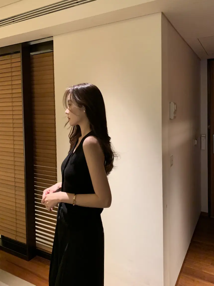 단색 단추 디테일 가디건 상세 이미지 45