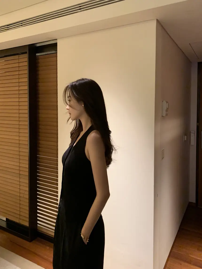단색 단추 디테일 가디건 상세 이미지 46