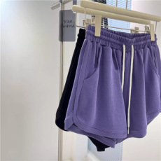 批发休闲运动跑步短<b class='q'>裤</b>女夏季<b class='q'>宽松</b>百搭居家外穿热<b class='q'>裤</b>