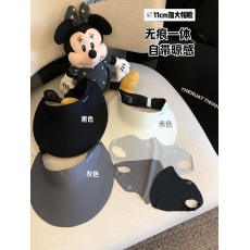 批发实拍实价无痕一体防晒防紫外线太阳帽可折叠遮阳帽透气高颜值口罩