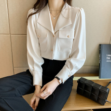 批发2026春季新款女装法式<b class='q'>衬衫</b>女通勤上衣职业<b class='q'>衬衣</b>气质职场小衫