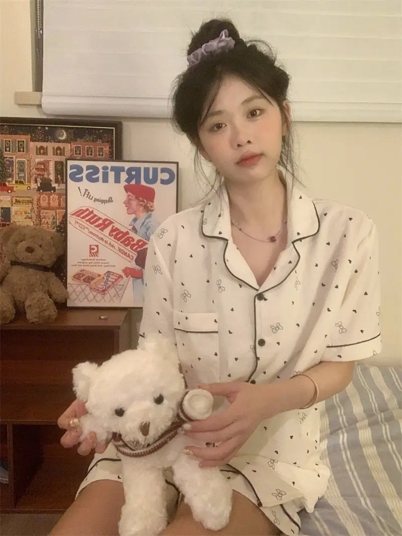 단순한 심플 홈웨어 세트 상세 이미지 9