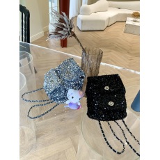 批发puri普利 原创设计 闪闪亮 重工亮片双肩背包链条小书包