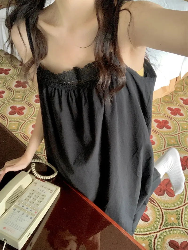 프렌치 스타일 레이스 홈웨어 드레스 상세 이미지 30