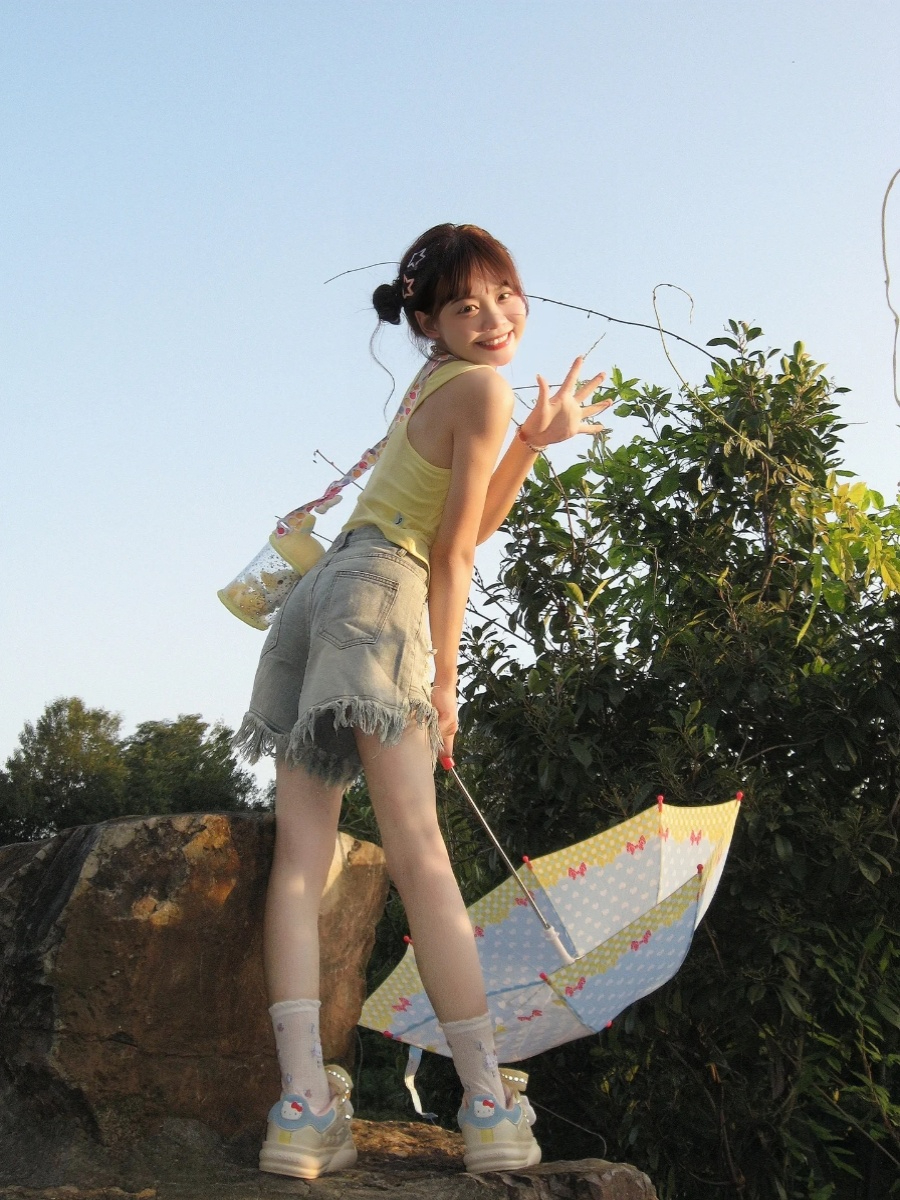 Jealous yarn dopamine girl cute age-reducing letter printed sleeveless vest y2k millennium style sweet casual hanging