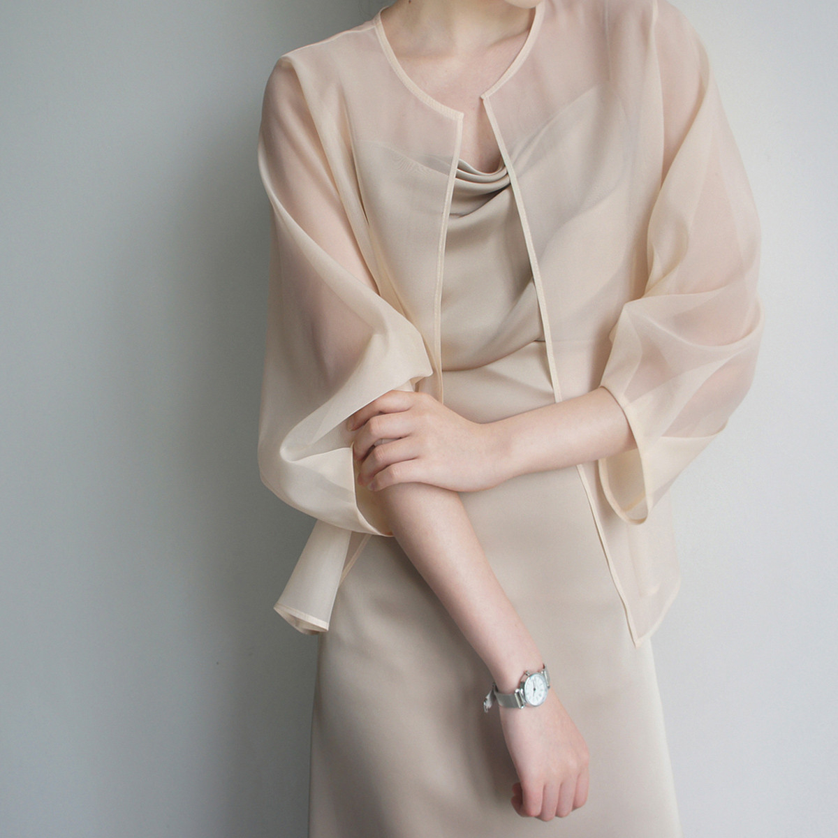Sun protection cardigan women's thin shawl summer with suspender skirt and niche chiffon blouse top small jacket