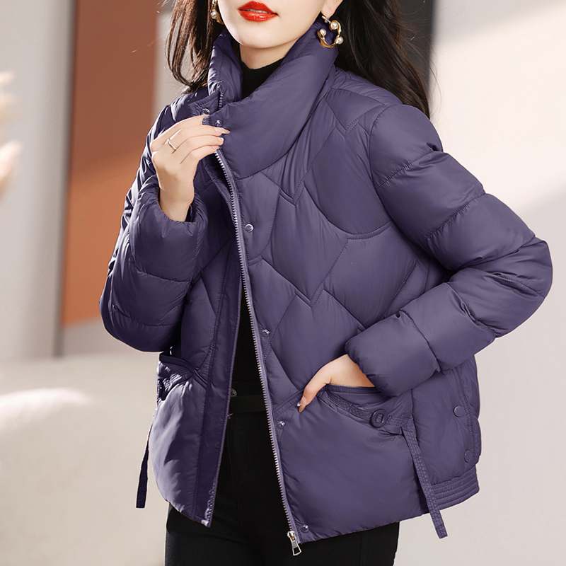 Down cotton-padded jacket women's winter clothing 2024 new cotton-padded jacket Korean style loose small cotton-padded jacket short thickened jacket trendy