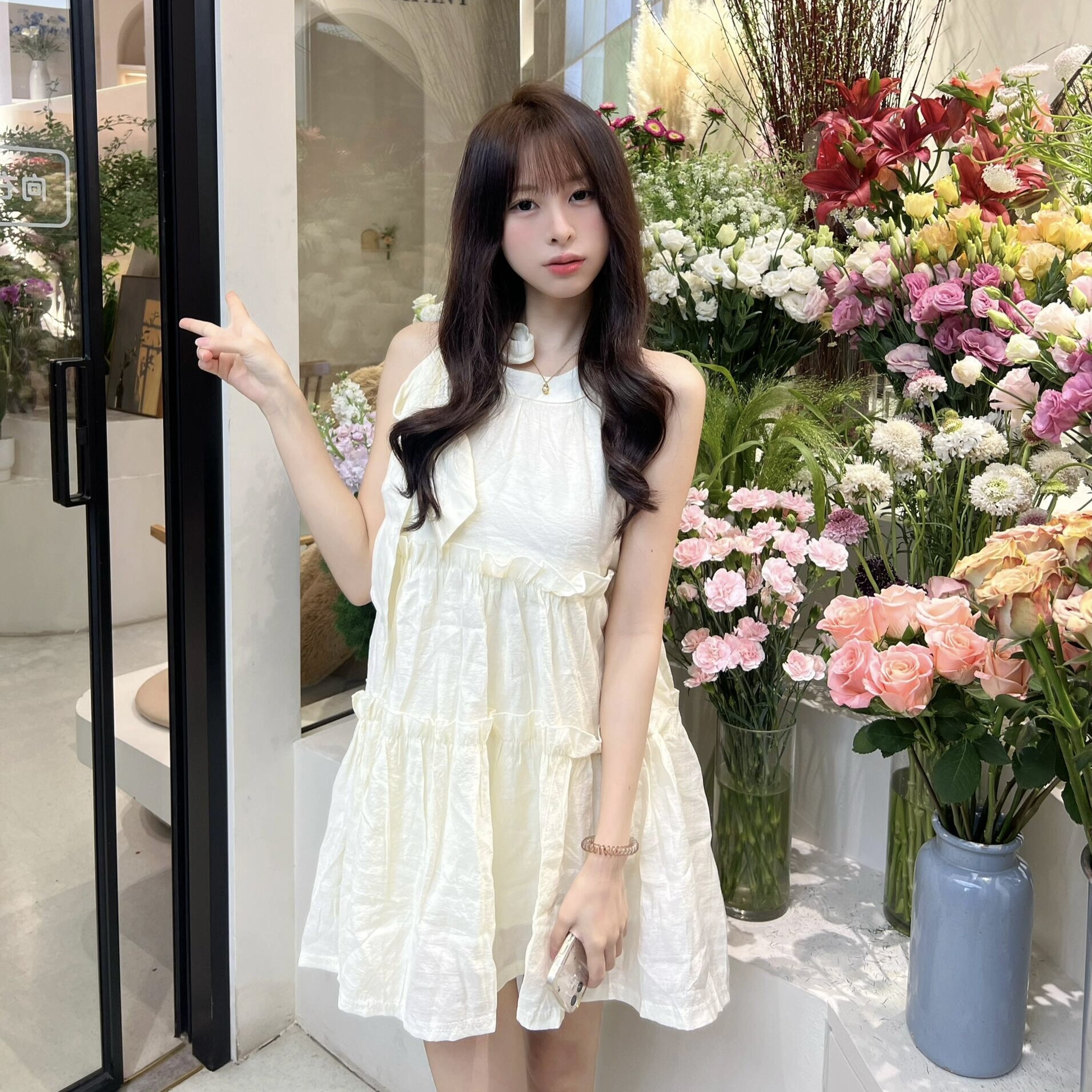 2024 new summer style small suspender sleeveless dress for women seaside vacation fairy beach dress