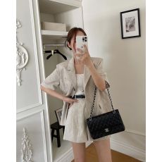 批发已出货～气质薄款西装+短裤套装