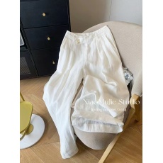 批发老钱风慵懒防晒亚麻衬衫<b class='q'>长裤</b>极简轻奢时尚女