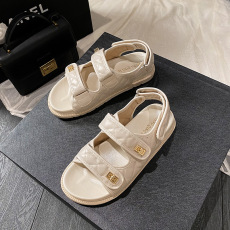 批发2024夏季新款魔术贴运动凉鞋女平底<b class='q'>大码</b>凉鞋货号