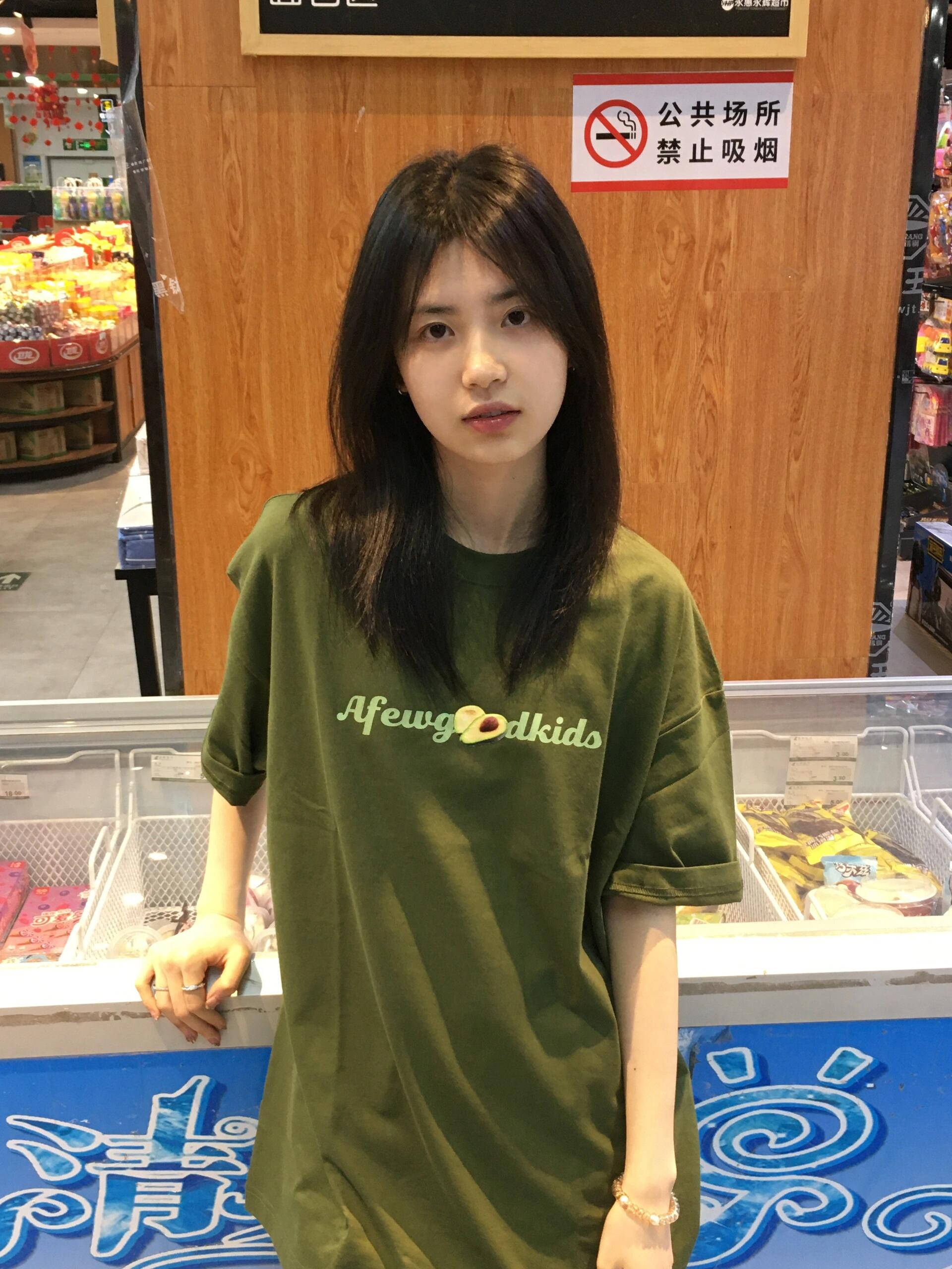 高品质纯棉220克精梳紧密100%棉直播同品前印花宽松短袖t恤女