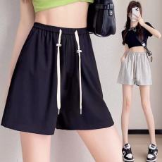 批发<b class='q'>孕妇</b><b class='q'>裤子</b>新款外穿短裤夏款百搭休闲阔腿裤无托腹抽绳猪加鼻扣调节