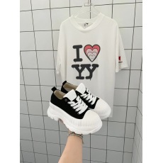 批发赵露思同款鞋松糕厚底帆布鞋透气老爹鞋女增高<b class='q'>运动鞋</b>2024夏季新款