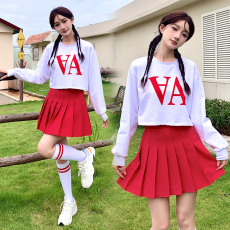 批发韩国女团演出服中大学生运动会开幕式啦啦操团体拉拉队表演服装