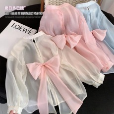 批发女童防晒衣2025新款洋气儿童<b class='q'>夏</b>季户外轻薄防晒衬衫女孩长袖空调衣