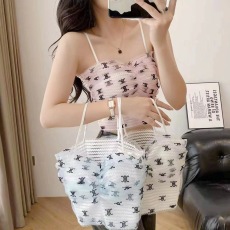 批发官图 性感纯欲<b class='q'>雪纺</b>纱<b class='q'>双层</b>蕾丝<b class='q'>吊带</b><b class='q'>背心</b>女带胸垫美背内搭外穿上衣