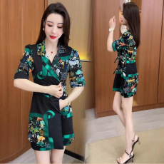 批发官图  中国风时尚套装女2026夏季<b class='q'>新款</b>气质减龄短袖外套<b class='q'>短裤</b>两件套