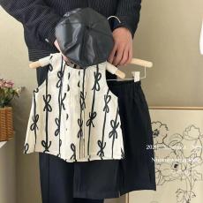 批发韩国设计款童装2026<b class='q'>夏</b>季新款<b class='q'>宝宝</b>气质无袖娃娃衫七分裤休闲两件套