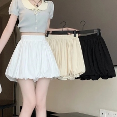 批发原版做法量大价优~阔腿花苞松紧腰<b class='q'>裤子</b>显瘦宽松南瓜裤灯笼裤短裤