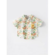 批发<b class='q'>童装男童</b><b class='q'>衬衫</b>夏天薄款衣服宝宝夏季上衣儿童<b class='q'>短袖</b><b class='q'>衬衣</b>夏装中小童潮