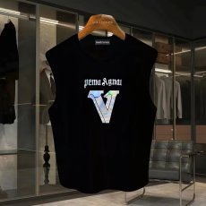 批发220克夏季背心无袖男纯色T恤宽松运动坎肩外穿跑步透气训练服