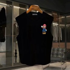 批发220克夏季背心无袖男纯色T恤宽松运动坎肩外穿跑步透气训练服