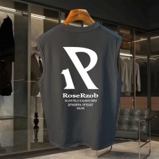 批发220克夏季背心无袖男纯色T恤宽松运动坎肩外穿跑步透气训练服