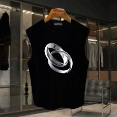 批发220克夏季背心无袖男纯色T恤宽松运动坎肩外穿跑步透气训练服