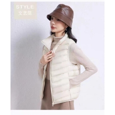 批发热卖排骨经典流量爆款订单国标白鸭绒外套立领羽绒马甲