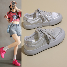 批发帆布鞋女2024夏新款学生韩版ins百搭厚底板鞋春秋<b class='q'>休闲</b>鞋子小白鞋