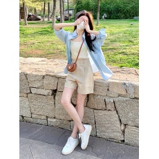 批发蓝色防晒长袖外套夏季2025新款别致绝美<b class='q'>衬衫</b>女小个子薄款小众上衣