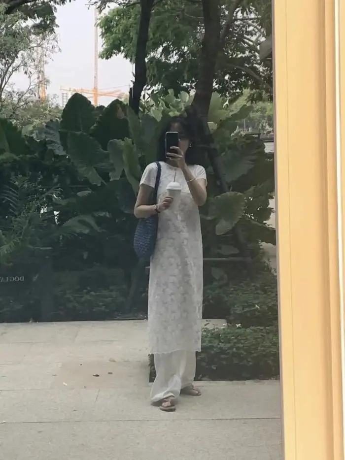여름용 레이스 겹치기 원피스 상세 이미지 11