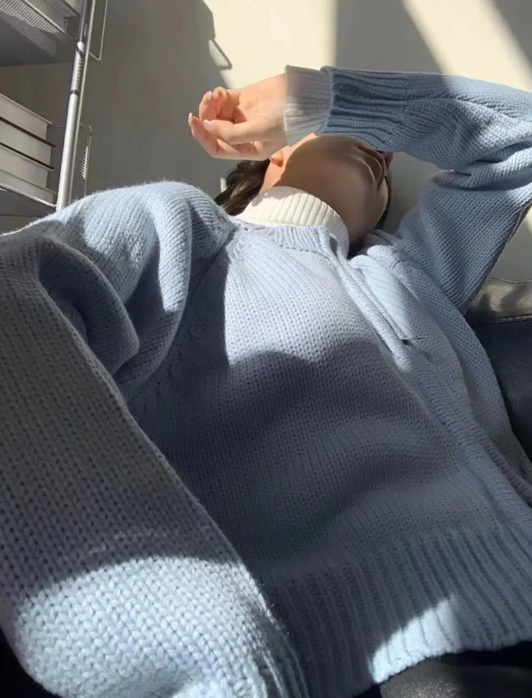 한국인기 울 지퍼 가디건 상세 이미지 16