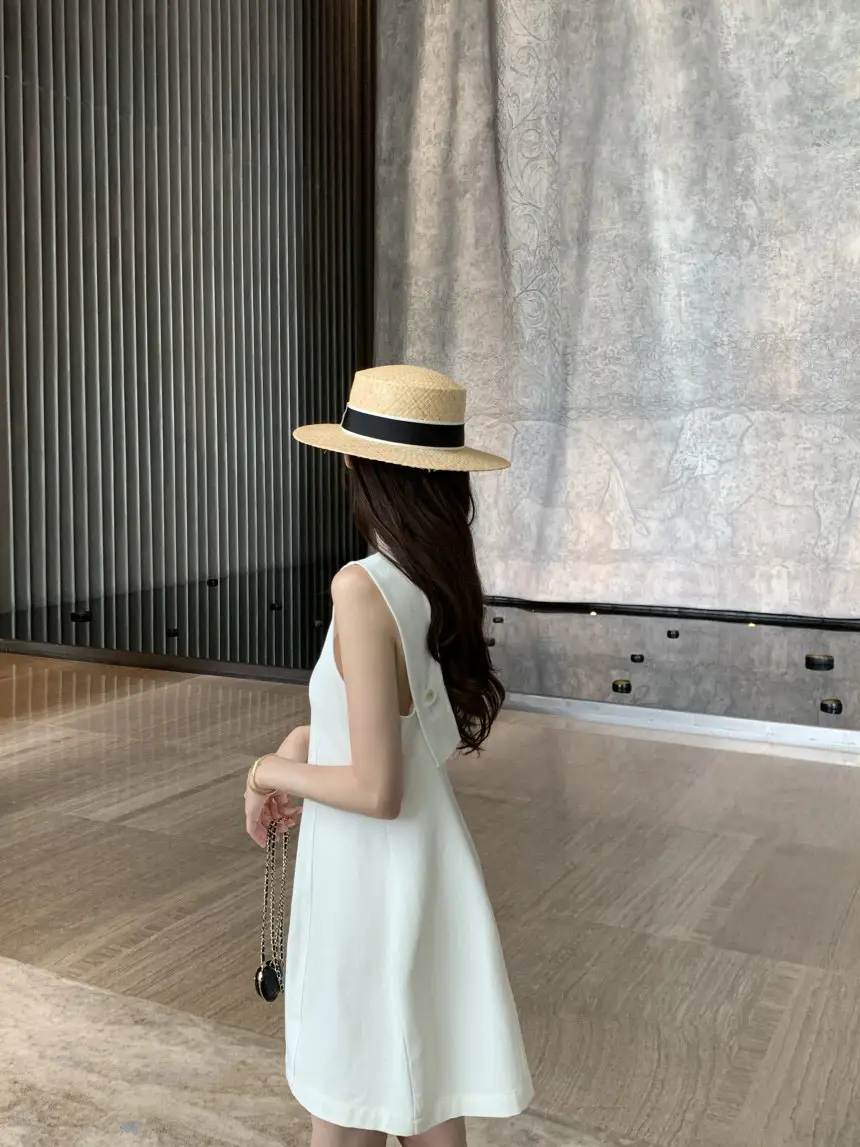 프리미엄 블랙 화이트 파티원피스 상세 이미지 6