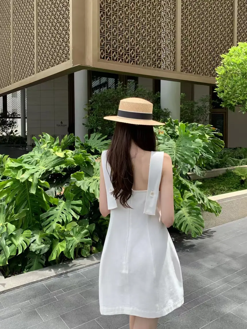 프리미엄 블랙 화이트 파티원피스 상세 이미지 16