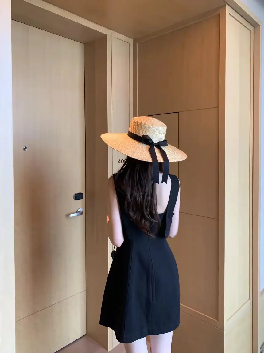프리미엄 블랙 화이트 파티원피스 상세 이미지 23