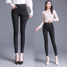 批发小个子百搭外穿<b class='q'>打底裤</b>女春夏高弹性小脚裤紧身显瘦魔术长裤小黑裤