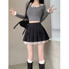 批发好质量+安全裤+蕾丝小众<b class='q'>百褶</b>裙JK制服裙子半身裙春夏季<b class='q'>短裙</b>秋冬季