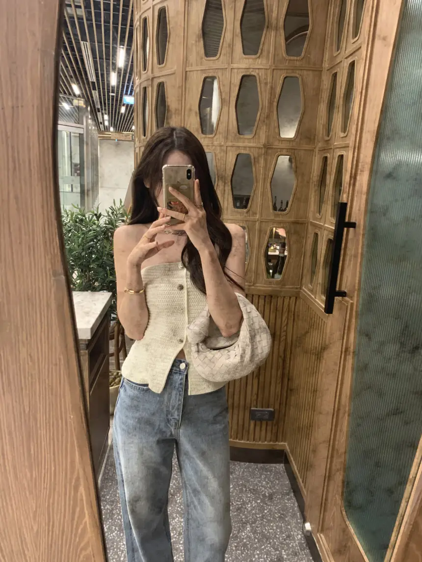프리사이즈 편안한 루즈핏 니트 원피스 상세 이미지 4